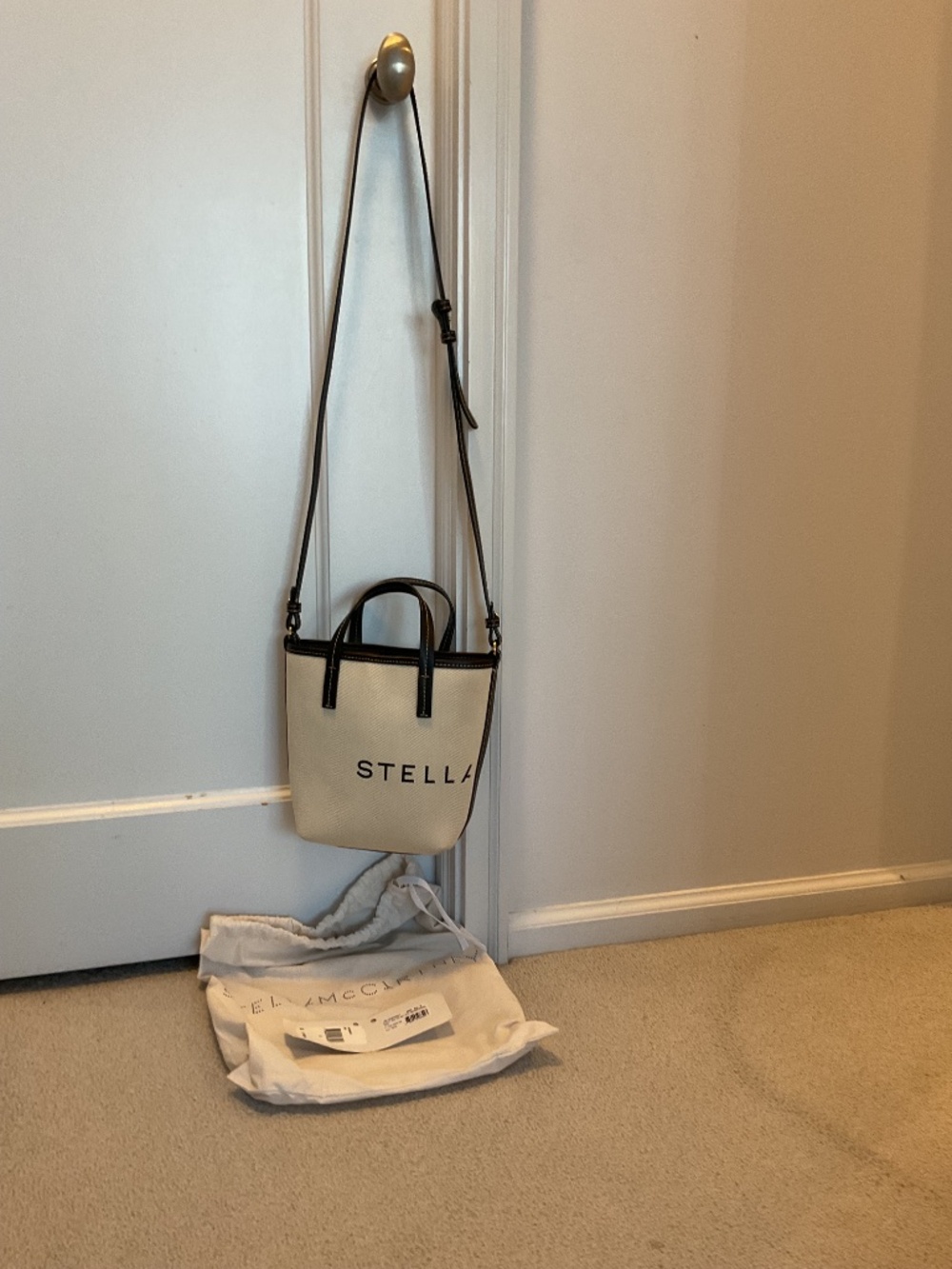Stella McCartney Logo Canvas Crossbody Tote Bag - new with tags! - Picture 2 of 6